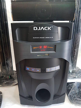 Комплект акустичної системи 5.1 DJACK DJ-J5L 120W Bluetooth USB FM-радіо, фото 3