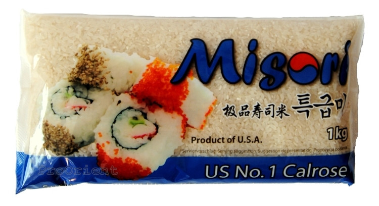 Рис для суші Misori, 1 кг