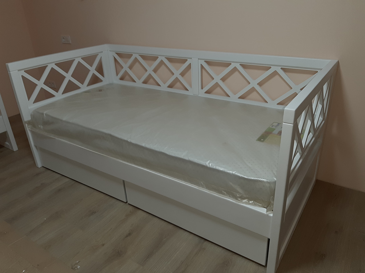 Дерев'яне ліжко Прованс-7
