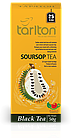 Чай чорний пакетований Тарлтон Soursop Black Tea зі смаком саусепа 25 пак х 2 г, фото 3