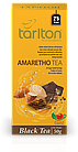 Чай чорний пакетований Тарлтон Amaretho Black Tea зі смаком лікеру 25 пак х 2 г, фото 2