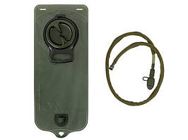 2.5 L Вставка для гидрационной системи з шлангом - Olive [8FIELDS]