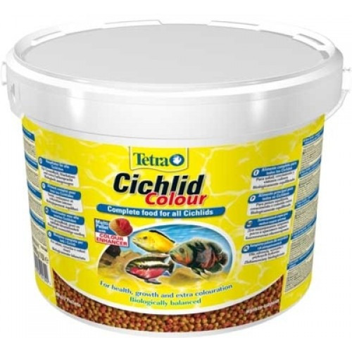 Купить Tetra Cichlid Colour корм для цихлид, 10 л, 3,6 кг, цена 3978 ...