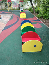 Безшовне гумове покриття дитячий садок р. Миколаїв