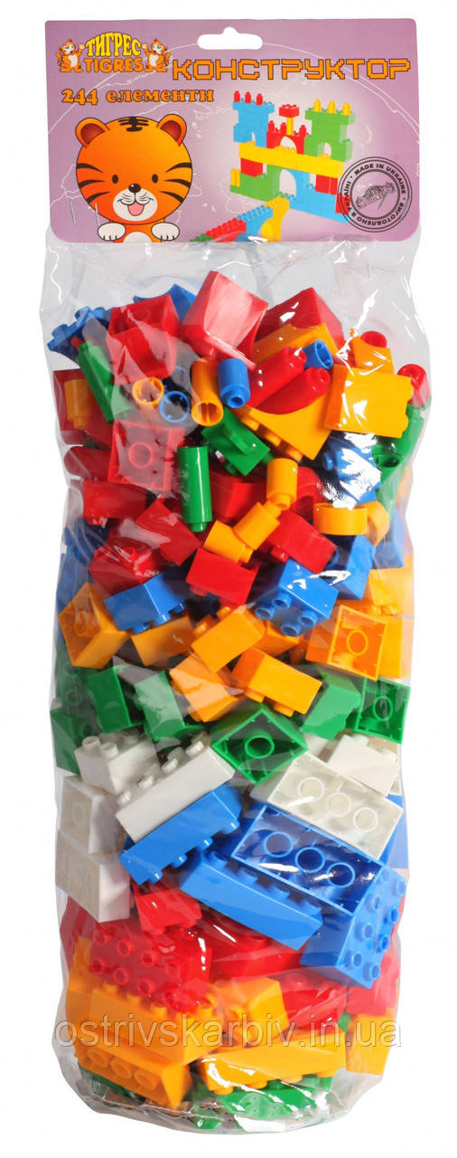 こだっく⭐︎ Конструктор крупный для малышей, 244 элемента, 39076, для