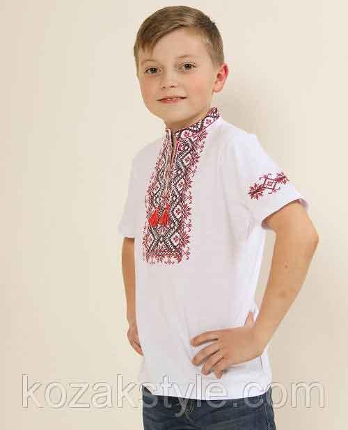 Трикотажна вишиванка "Зорянчик" р. 122. 140.