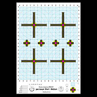 Мішень для снайпинга(коротка відстань) 64х45см
