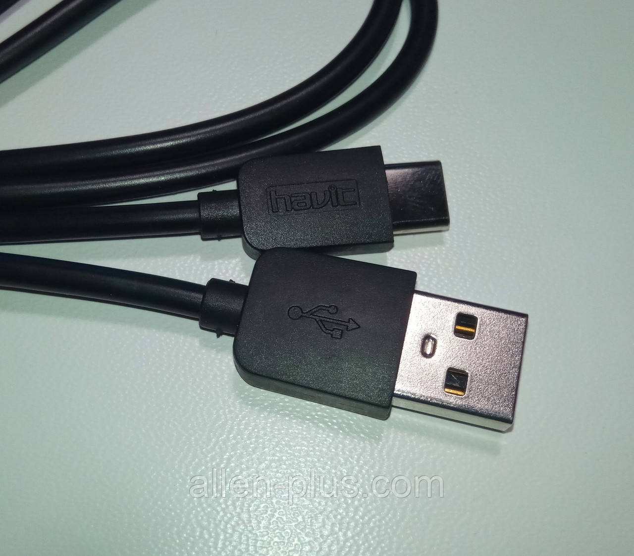Кабель для передавання даних смартфона (smart phone data cable) HV-CB8710 USB TO USB TypeC, black