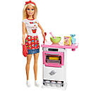 Barbie Bakery Chef  FHP57 Лялька Барбі Кондитер Шеф-Кухар Блондинка, фото 2