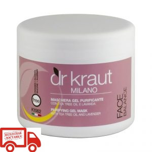 Очисна гелева маска з олією чайного дерева та лавандою Dr.Kraut Purifying gel mask, 500 мл, фото 1