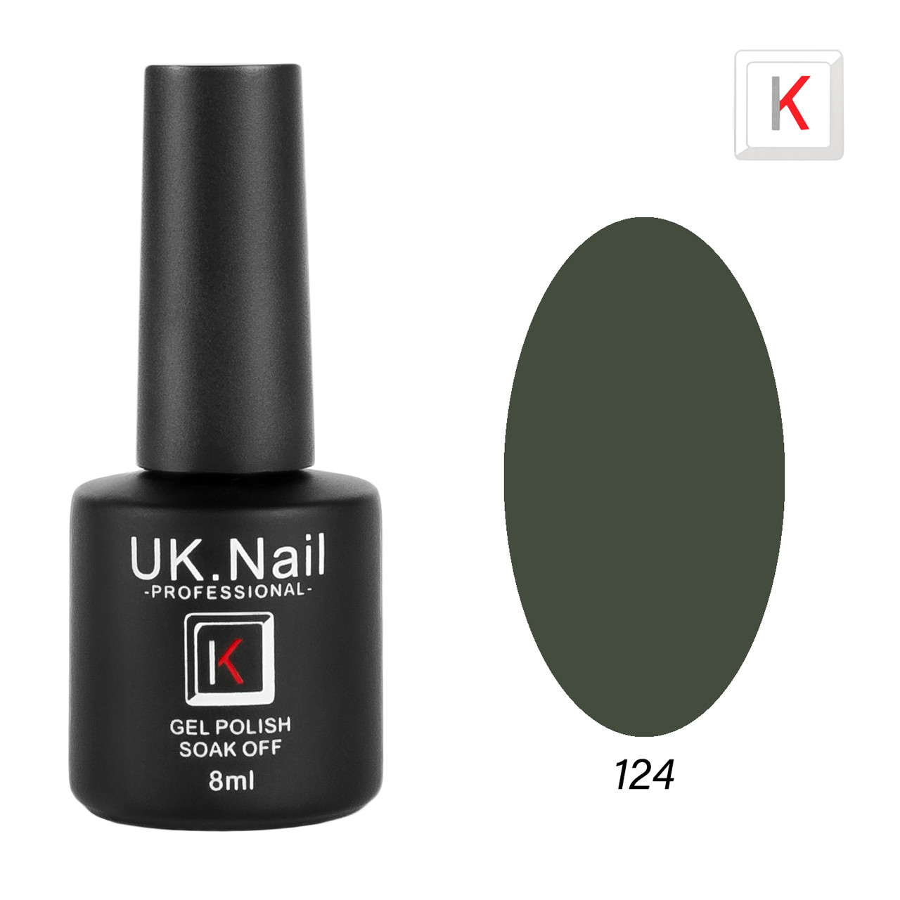 Гель-лаки UK.Nail 8 мл, №124, фото 1