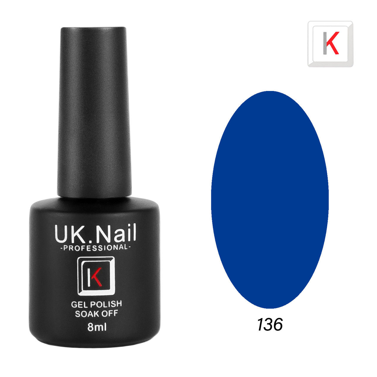 Гель-лаки UK.Nail 8 мл, №136, фото 1