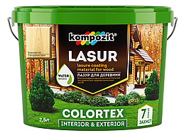 Лазур для деревини Kompozit Colortex безбарвний 2.5 л