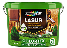 Лазур для дерева Kompozit Colortex червоне дерево 0.9л