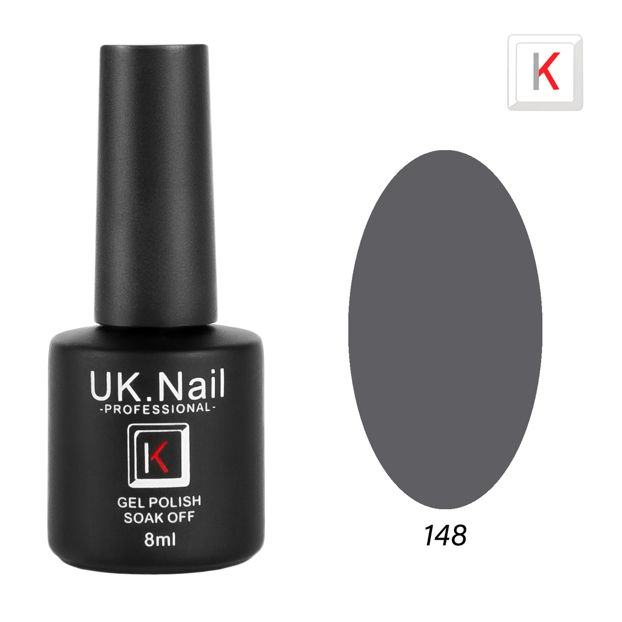 Гель-лаки UK.Nail 8 мл, №148