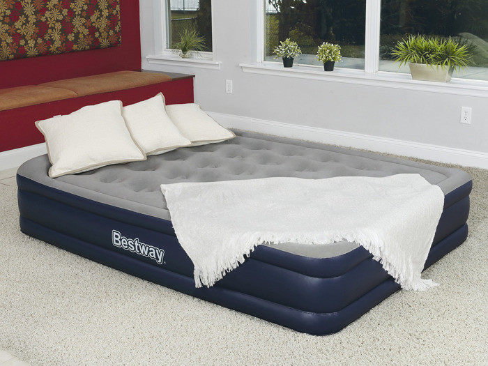 Надувне ліжко BestWay 67600 (203х152х43 см.) - електронасос
