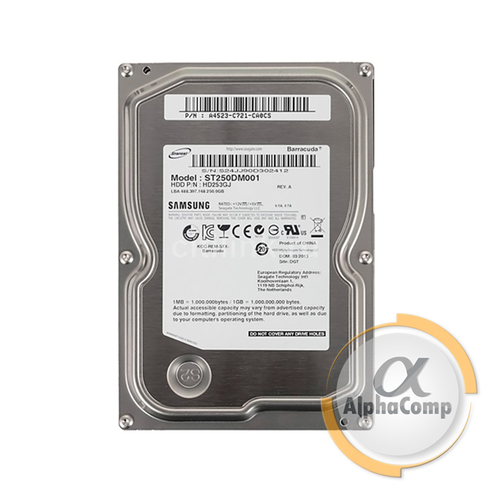 Жесткий диск 3.5" 250Gb Samsung (Seagate) ST250DM001 (16Mb/7200/SATAII) БУ