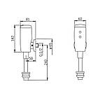 Oras Electra 6567 пристрій для пісуара безконтактне, фото 2