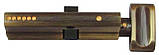 Циліндровий механізм USK ZC-60 (30x30) ключ/ключ Стара бронза, фото 3