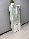 Шафа-вітрина зі скляними поличками, шафа в салон краси, фото 5