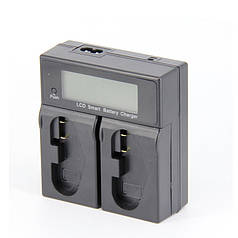 Зарядний пристрій для Canon LP-E4/LP-E19 LCD Dual Smart