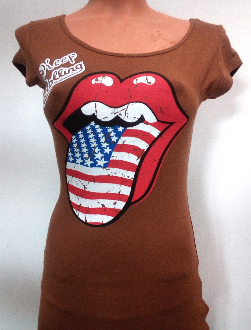  Жіноча футболка ROLLING STONES,мультик