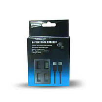 Зарядний пристрій Alitek LCD USB для трьох акумуляторів Canon LP-E6/LP-E6N, фото 2