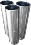 Кожух d 32(50)мм з оцинкованої сталі 0.5 м для труб з базальтової або каучукової теплоізоляцією, фото 3