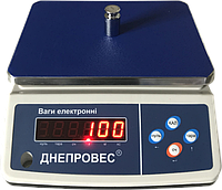 Фасовочные торговые весы, 3 кг\10 г ВТД-ФД (F998-3ED), торговые весы Днепровес, весы на кухню электронные
