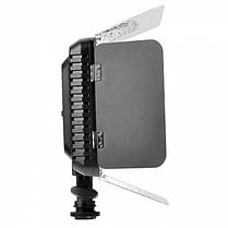 Накамерне та студійне світло зі шторками (біколорний) Alitek LED-330A + АБ + ЗП + ДК, фото 4