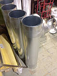 Кожух d 76(50)мм з оцинкованої сталі 0.5 м для труб з базальтової або каучукової теплоізоляцією, фото 3