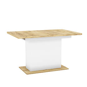 Стіл обідній J у вітальню Camilla Дуб Крафт Золотий/ Білий Матовий Blonski