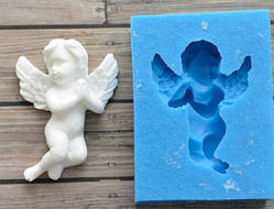 Кондитерський молд "Янгол" - розмір форми 3,5*5см, силікон