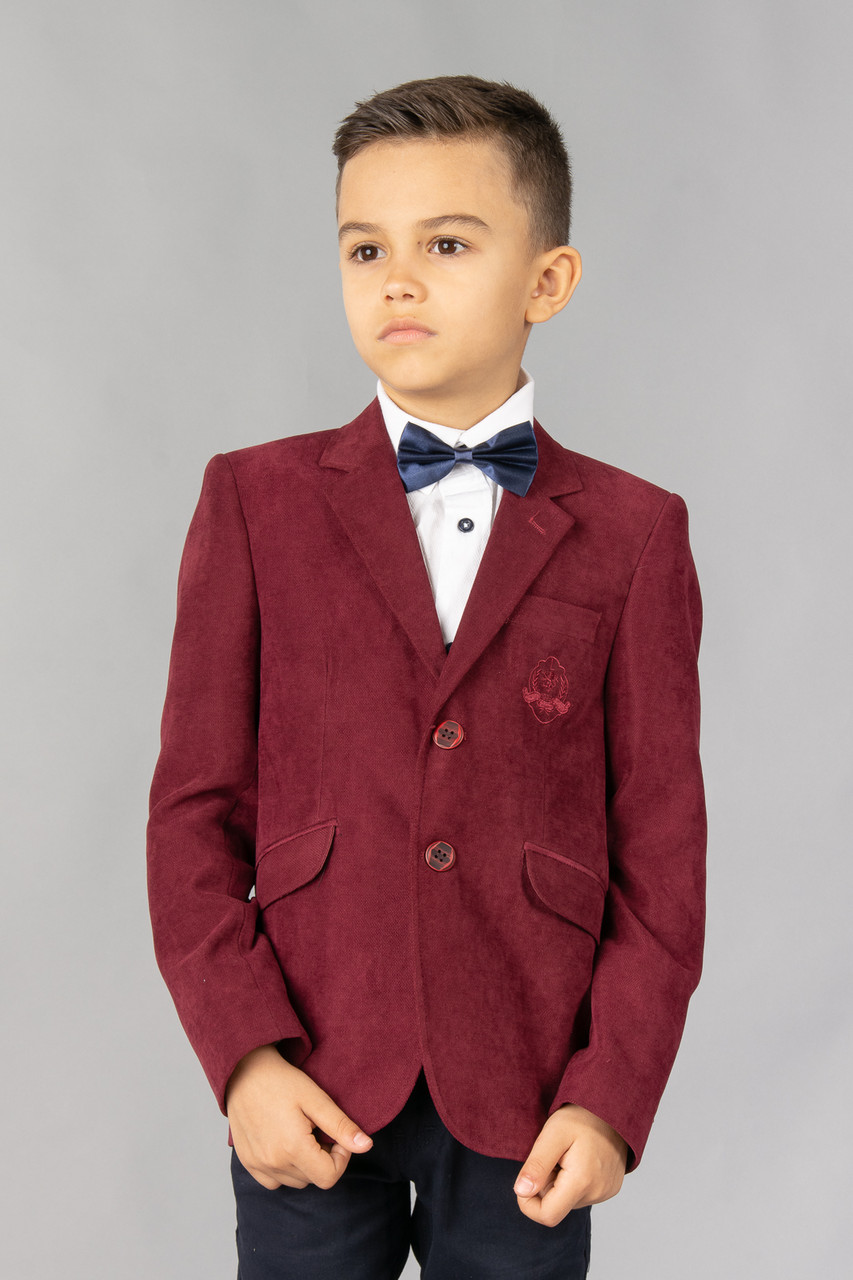Бордовый Пиджак для Мальчиков Looks 440 — в Категории "Школьная Форма ...