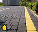 Тротуарна плитка Авеню "Бруківка" Сірий 200х200, 40мм, фото 3