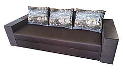 Диван-оврокнижка на пружинному блоці Люкс