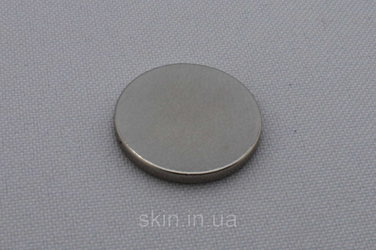Кнопка магнітна потайна, діаметр - 20 мм, товщина - 1.5 мм, артикул СК 5066