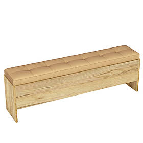 Банкетка R у вітальню Camilla Дуб Крафт Золотий/ Білий Матовий Blonski