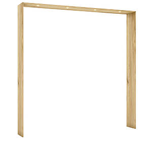 Накладка для шафи 4Д з підсвіткою U32 у вітальню Camilla Дуб Крафт Золотий/ Білий Матовий Blonski