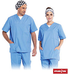 Блуза робоча для лікарів унісекс REIS Польща (уніформа)