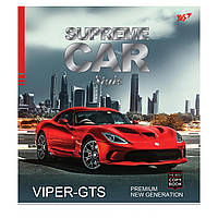 Зошит А5/12 лінія YES фольга срібло+УФ-виб Supreme763192