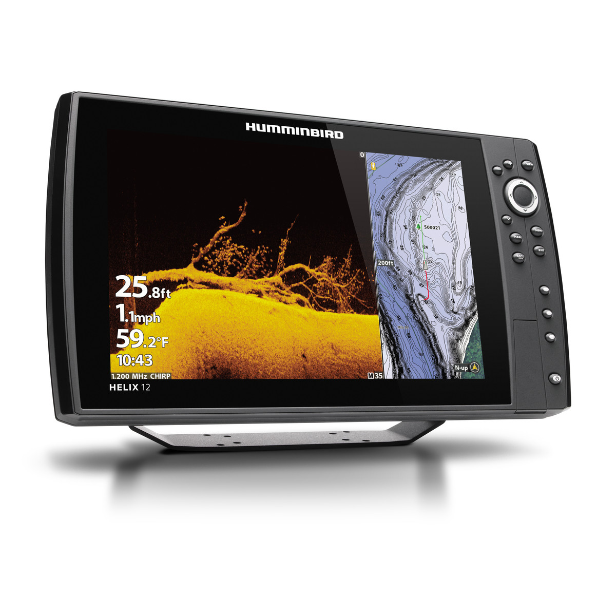 Ехолот Humminbird HELIX 12 CHIRP MEGA SI+GPS G3N, фото 1