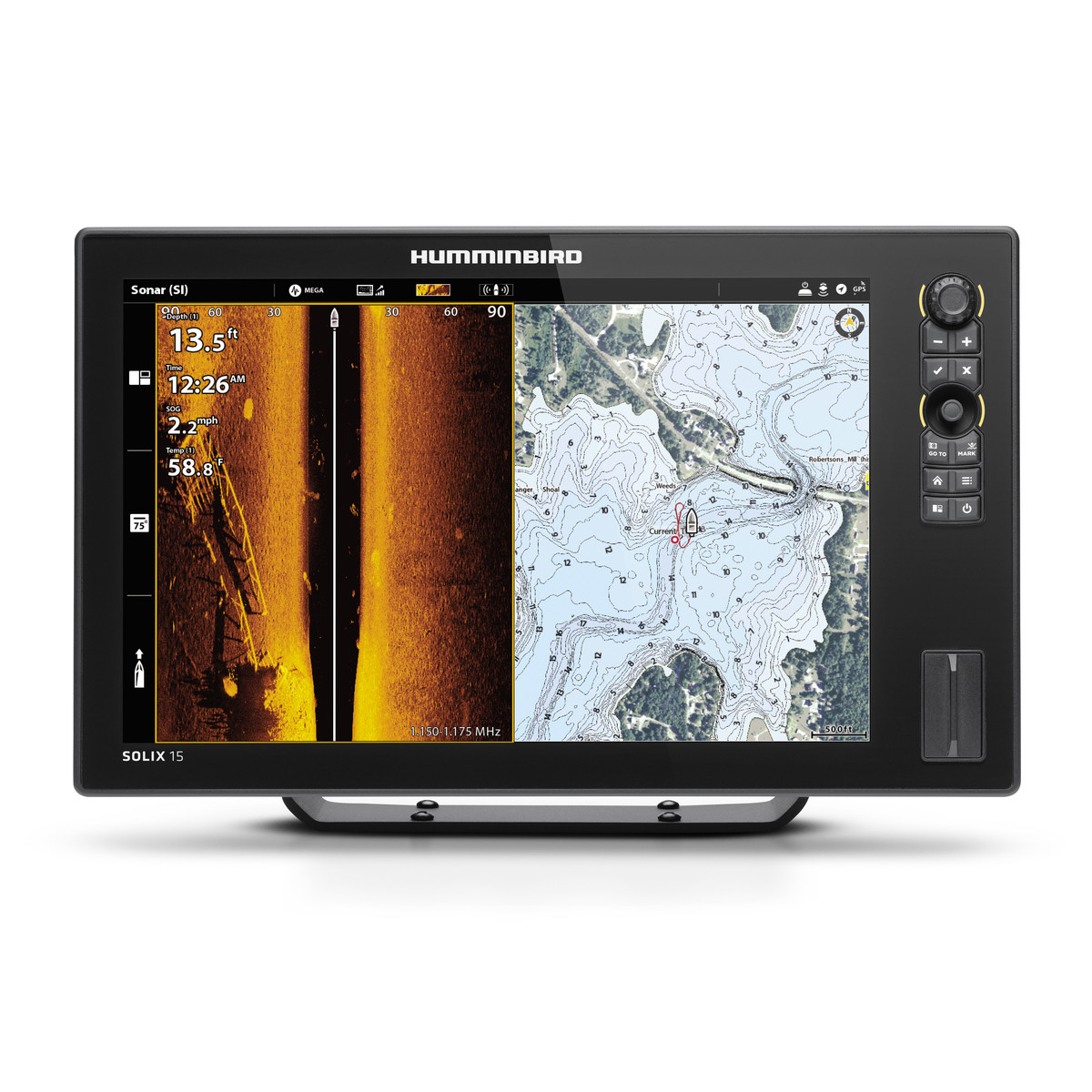 Ехолот Humminbird SOLIX 15 CHIRP MEGA SI+ G3, фото 1