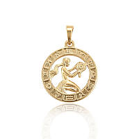 Кулони знаки зодіаку Діва ювелірна біжутерія Xuping позолота 18К підвіска 20 х 28 мм медичне золото