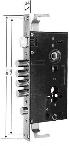 Дверной Замок для Китайской Двери Нижний Левый HY-A18-3 (10-44 ...