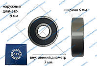 Підшипник кульковий 607 ZKL 19*7*6