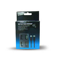 Зарядний пристрій Alitek LCD USB для трьох акумуляторів Canon LP-E17