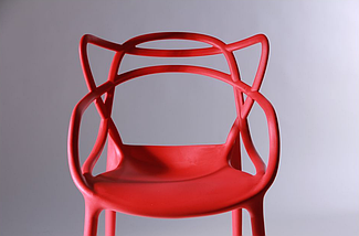 Стілець "Viti" Пластик червоний TM "AMF", фото 5