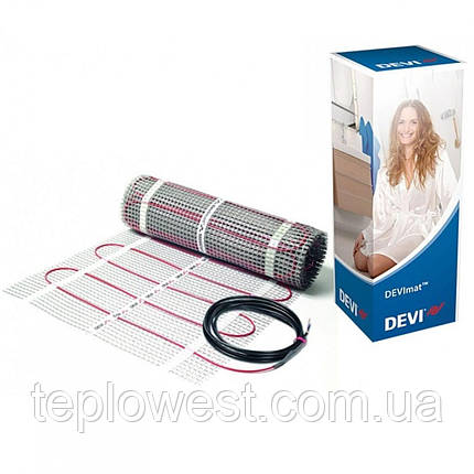 Тепла підлога DEVIcomfort (1,0 м2). Двожильний мат DTIR-150, фото 1