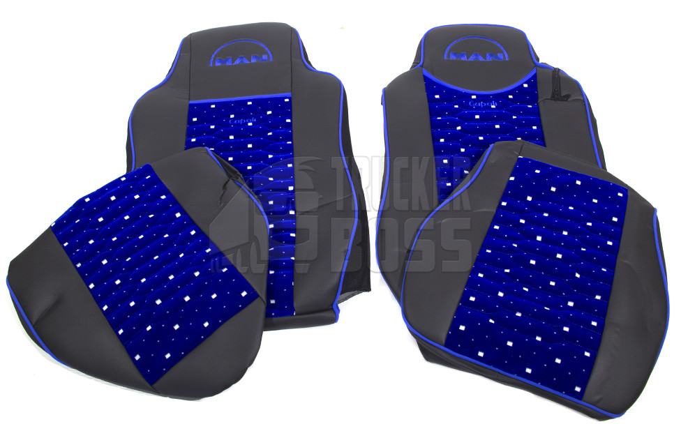 Чохли на сидіння KADİFE MAN TGA Сині, фото 1